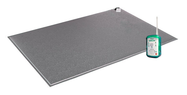 TL-2100G Quiet CordLess® Fall Prevention Monitor with FMT-05C - 24"x36" (gray) CordLess® floor mat - 1 year warranty