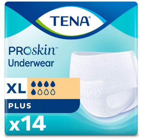 Unisex Adult Absorbent Underwear TENA® ProSkin™ Plus Pull On with Tear Away Seams Large Disposable Moderate Absorbency