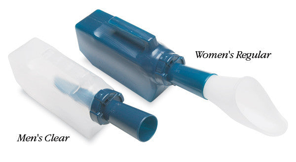 SPIL-PRUF Male Urinal, Clear