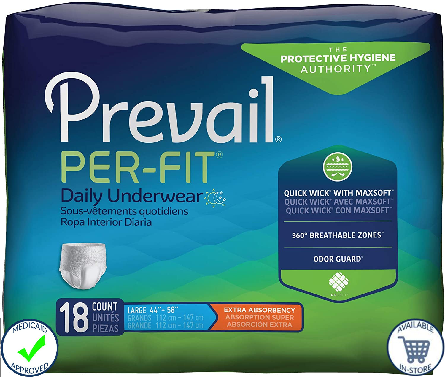 Prevail® Per-Fit® Unisex On Disposable - Heavy Absorben – Professional Medical