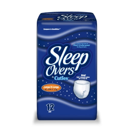 Sleep Overs® Youth Absorbent Underwear Pull On Disposable Heavy Absorbency