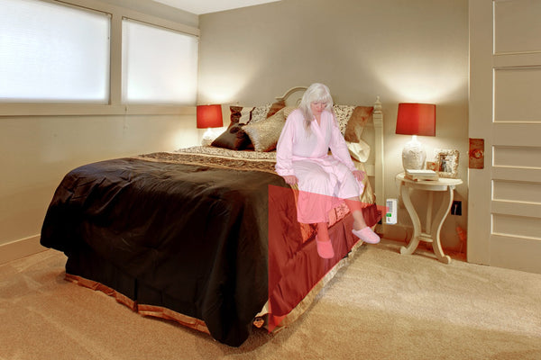 Motion Sensor Alarm with swivel bracket - in retail packaging with batteries included