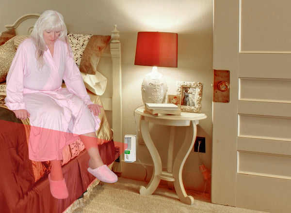 Motion sensor Alarm with swivel bracket – 90 day warranty