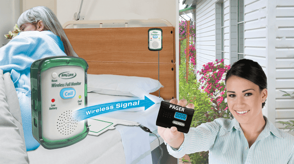 TL-2016R with PPB-90 and TL-2016P - 5"x30" 90 day bed pad and LCD pager