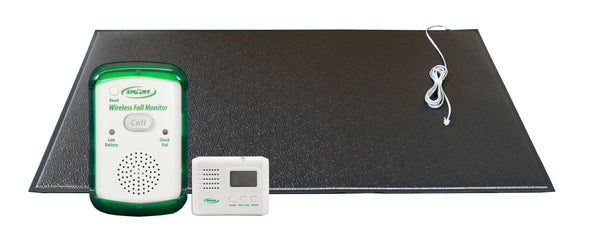 TL-2016R with FM-03 and TL-2016P - 24"x36" (black) floor mat with breakaway cord and LCD pager