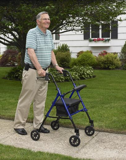 Adjustable Height Rollator with 6" Wheels