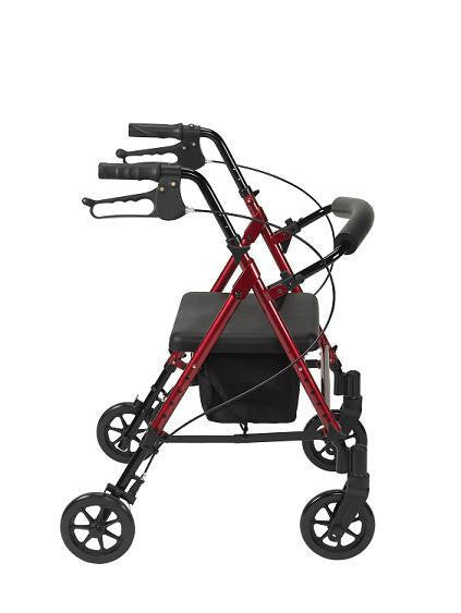 Adjustable Height Rollator with 6" Wheels