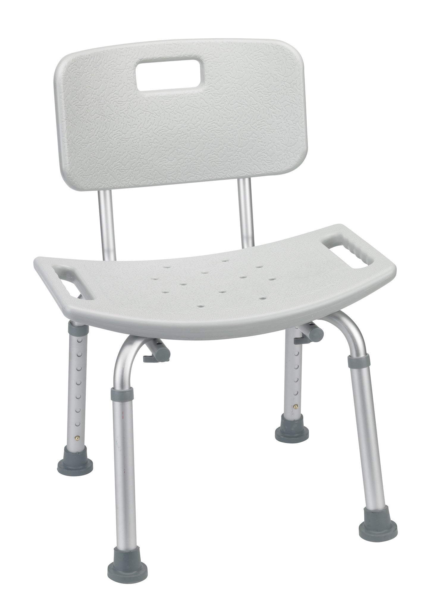 Bathroom Safety Shower Tub Bench Chair (With Back), Gray (RTL12202KDR)