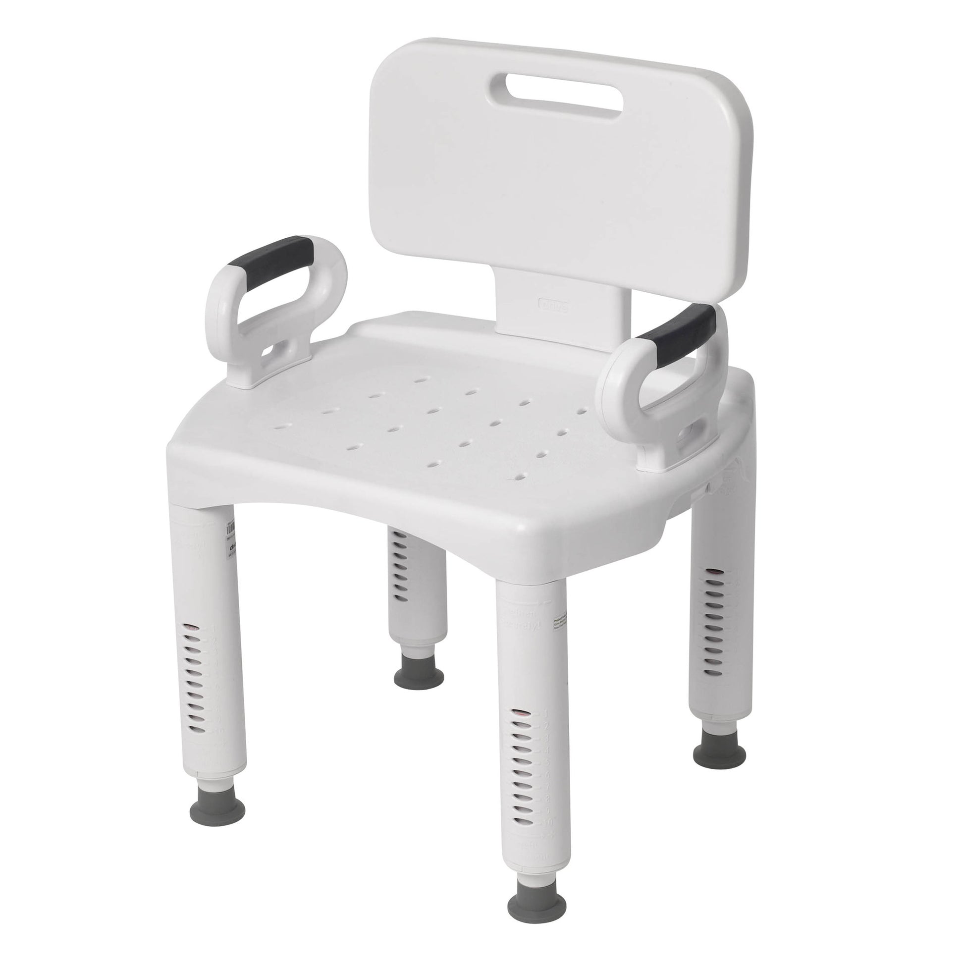 Drive Medical Premium Series Shower Chair with Back and Arms (RTL12505)