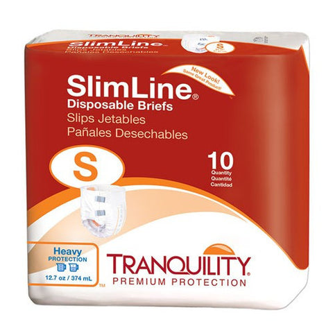 Tranquility® Slimline® Adult Incontinent Brief Tab Closure Disposable Heavy Absorbency